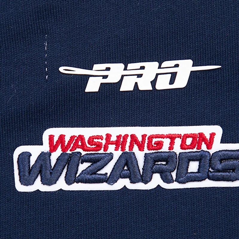 Women's Pro Standard Navy Washington Wizards Script Boyfriend T-Shirt
