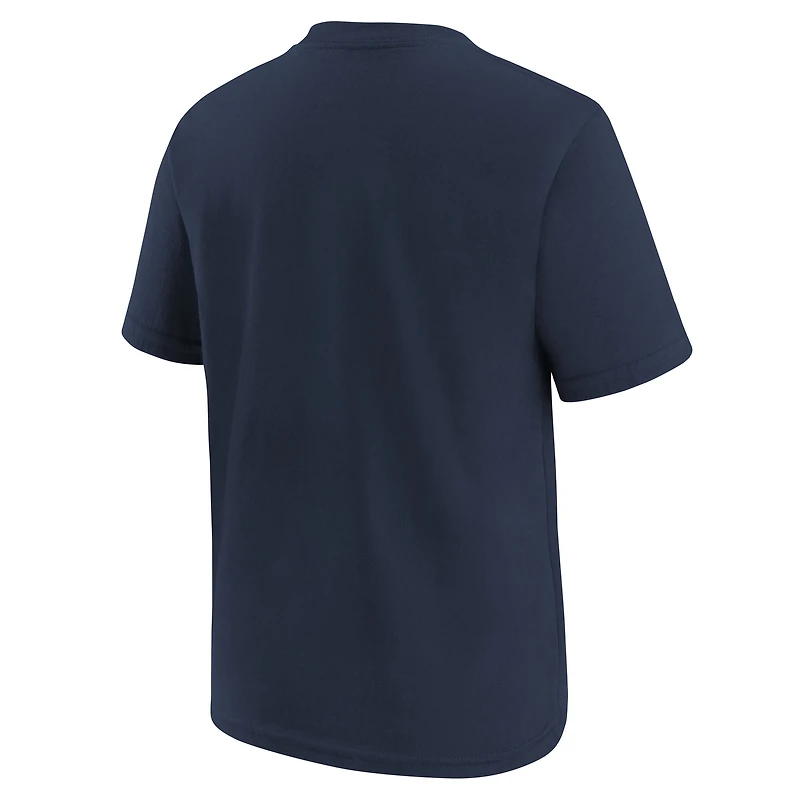 T-shirt Essential Cities bleu marine de la marque Jordan pour jeunes Washington Wizards