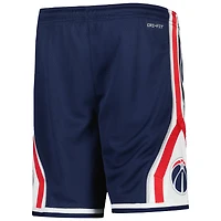 Short Swingman Jordan Brand bleu marine Washington Wizards Authentic Statement Edition pour jeunes