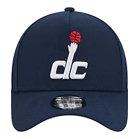 Youth New Era  Blue Washington Wizards 9FORTY A-Frame Adjustable Hat