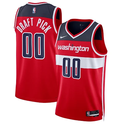 Youth Nike TBD Red Washington Wizards 2026 NBA Draft First Round Pick Swingman Player Jersey - Icon Edition