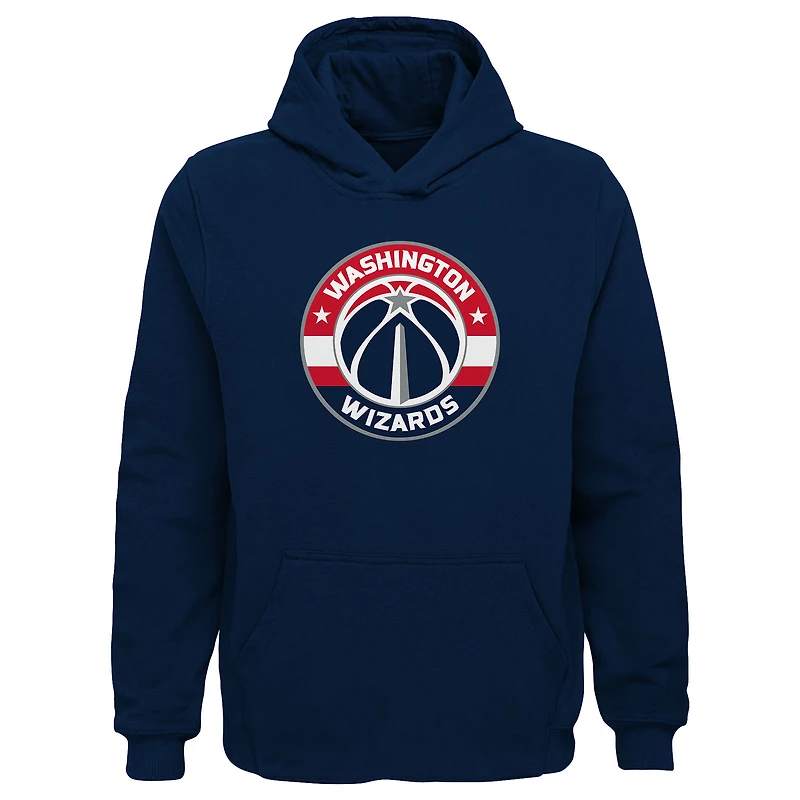 Sweat à capuche Outerstuff rouge avec logo principal des Washington Wizards pour jeunes
