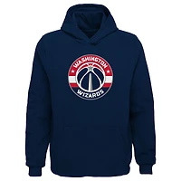 Sweat à capuche Outerstuff rouge avec logo principal des Washington Wizards pour jeunes