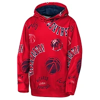 Youth Outerstuff  Red Washington Wizards Moving Violation Hoodie