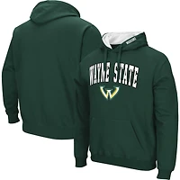 Sweat à capuche Colosseum Green Wayne State Warriors pour homme, avec logo et arche.