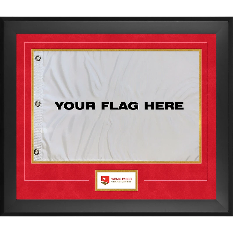 Cadre pour drapeau à pin Wells Fargo Championship 23" x 27"