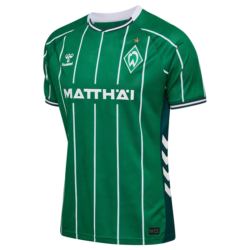 Unisex Hummel  Green Werder Bremen Home 2025/26 Replica Jersey