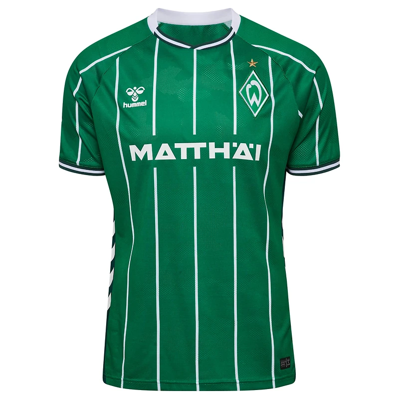 Unisex Hummel  Green Werder Bremen Home 2025/26 Replica Jersey