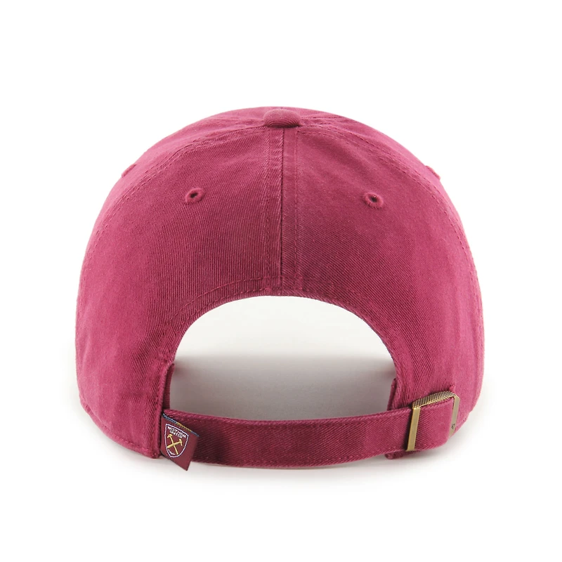 Casquette ajustable Claret '47 West Ham United Clean Up pour homme
