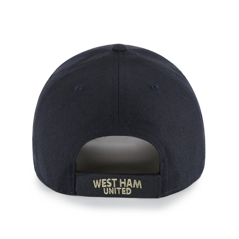Casquette ajustable MVP West Ham United '47 bleu marine pour homme