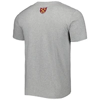 Men's Gray West Ham United Rounded T-Shirt