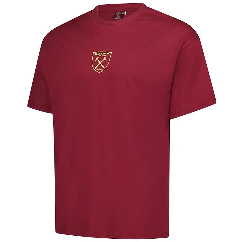 Men's Sport Design Sweden Burgundy West Ham United Game Day Graphic T-Shirt