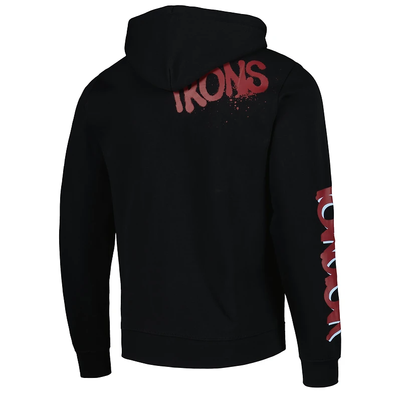 Sweat à capuche West Ham United graffiti noir pour homme