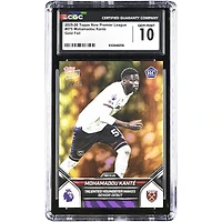 Mohamadou Kanté West Ham United 2025-26 Topps Now Premier League Talented Youngster Makes Senior Debut Gold Foil #75 #/50 CGC Authenticated 10 Rookie Card