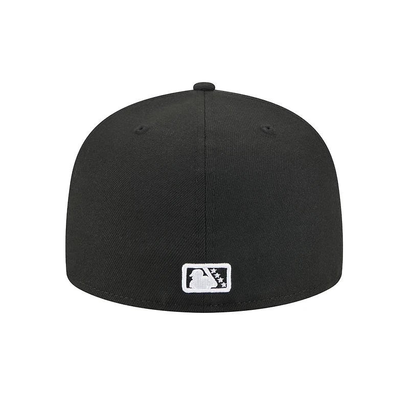 Casquette ajustée 59FIFTY noire New Era pour homme, thème West Michigan Whitecaps