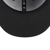Men's New Era Black West Michigan Whitecaps Authentic Collection Alternate Logo 59FIFTY Fitted Hat