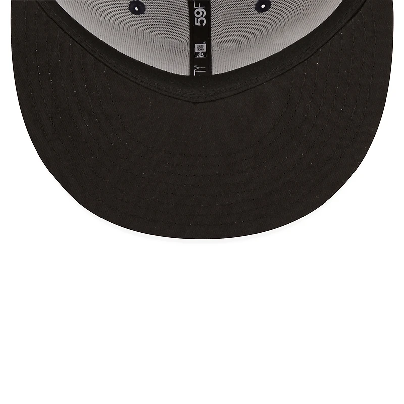 Casquette ajustée 59FIFTY West Michigan Whitecaps Authentic Collection New Era pour homme, bleu marine