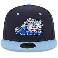 Men's New Era Navy West Michigan Whitecaps Authentic Collection Alternate Logo 59FIFTY Fitted Hat