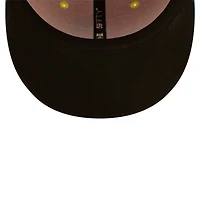 Casquette ajustée New Era 59FIFTY orange/bleue pour homme Calaveras De West Michigan Copa La Diversion
