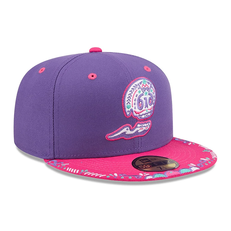 Men's New Era  Purple/Pink West Michigan Whitecaps 2026 Copa De La Diversion 59FIFTY Fitted Hat