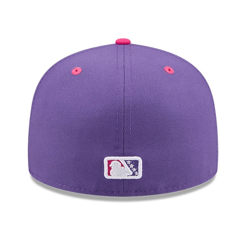 Casquette ajustée New Era 59FIFTY pour homme, violette/rose, West Michigan Whitecaps 2026 Copa De La Diversion