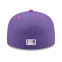 Casquette ajustée New Era 59FIFTY pour homme, violette/rose, West Michigan Whitecaps 2026 Copa De La Diversion