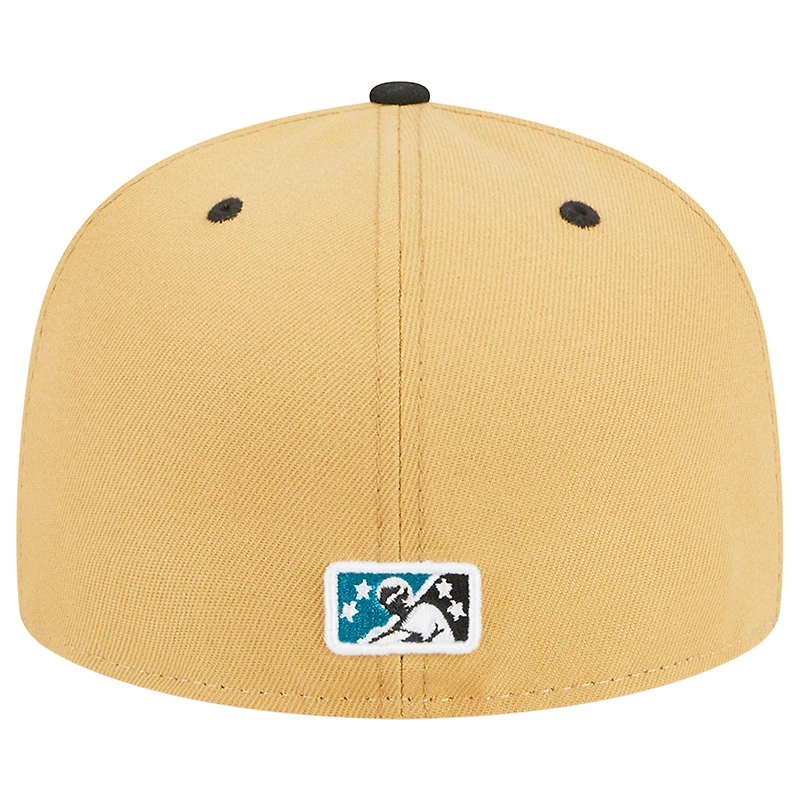 Casquette ajustée 59FIFTY pour homme New Era White West Michigan Whitecaps Theme Nights Grand Rapids Dam Breakers