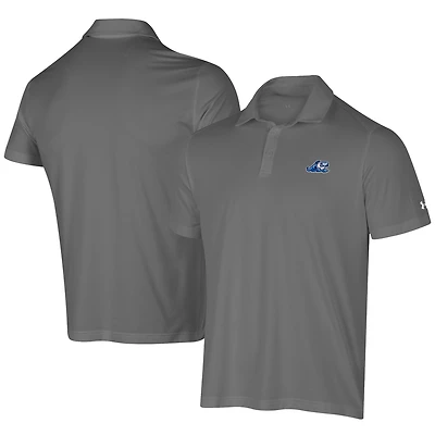 Polo de performance Under Armour gris West Michigan Whitecaps pour homme, en maille technique.