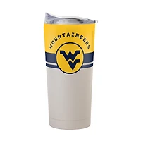 Gobelet isotherme 20 oz Horizon à revêtement en poudre Logo Brands West Virginia Mountaineers