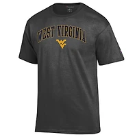 Men's Champion  Charcoal West Virginia Mountaineers Arched Logo T-Shirt