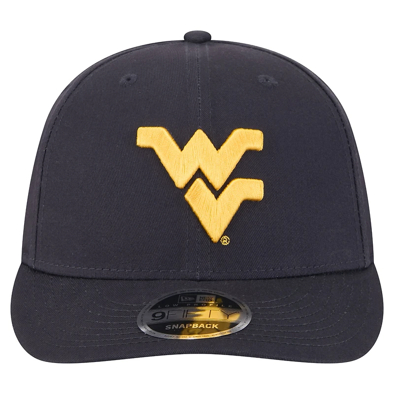 Men's New Era Navy West Virginia Mountaineers Low Profile 9FIFTY Snapback Hat