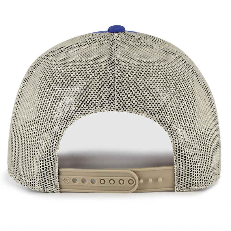 Men's '47 Navy West Virginia Mountaineers Arid Adjustable Trucker Hat