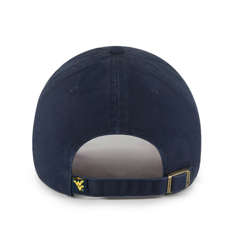 Men's '47  Navy West Virginia Mountaineers Clean Up Adjustable Hat