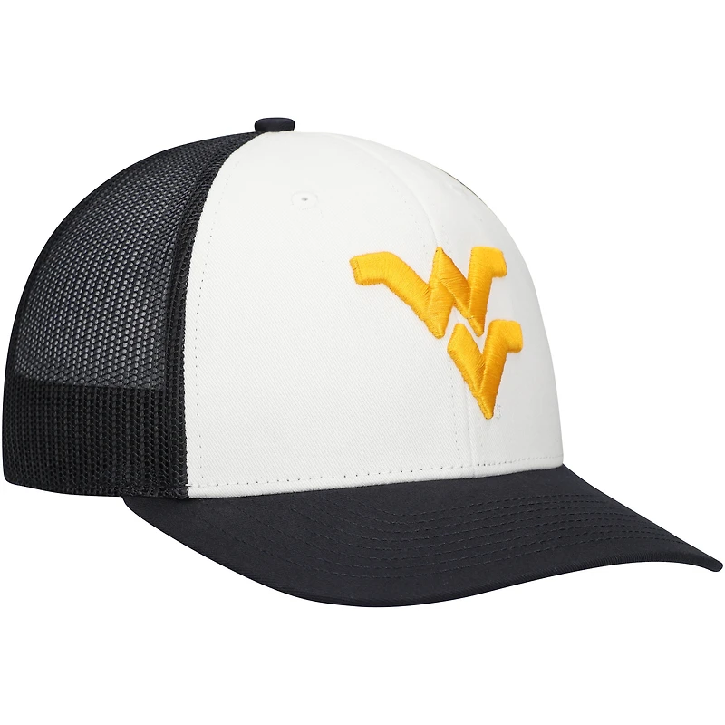 Men's '47 White/Navy West Virginia Mountaineers Freshman Trucker Adjustable Hat