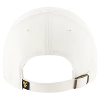 Men's '47 White West Virginia Mountaineers Clean Up Adjustable Hat