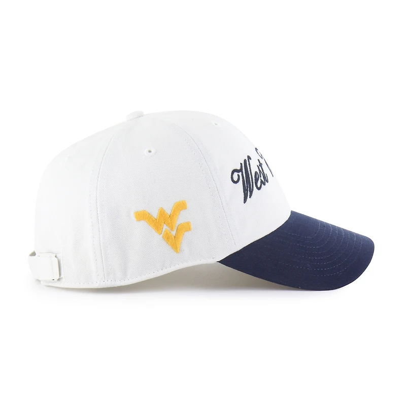 Casquette ajustable « 47 White West Virginia Mountaineers » pour homme