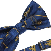 Men's Blue West Virginia Mountaineers Oxford Bow Tie