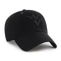 Men's Carhartt x '47 Black West Virginia Mountaineers Clean Up Adjustable Hat