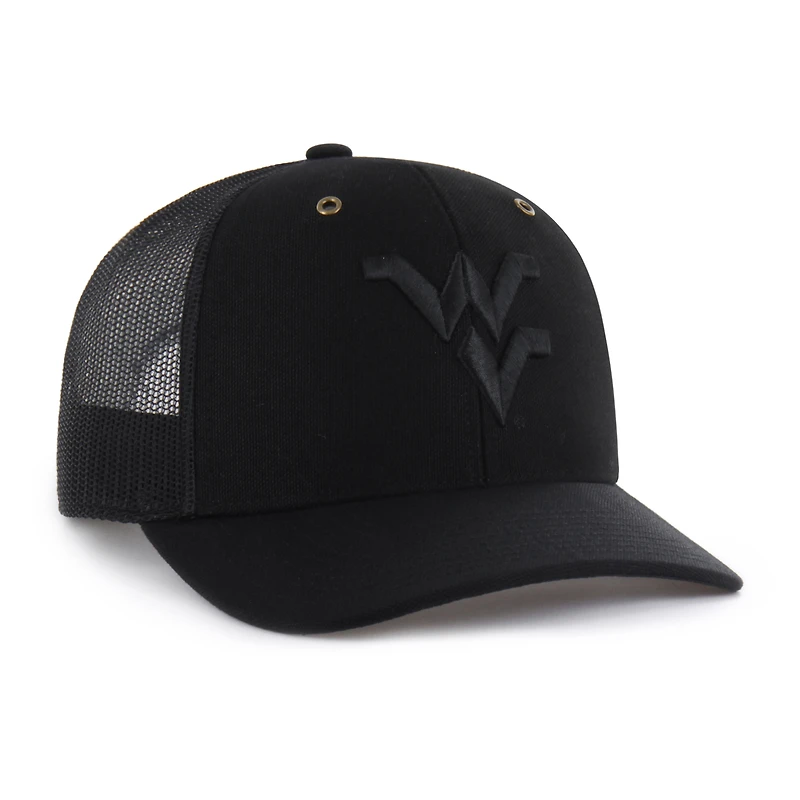 Casquette trucker Carhartt x '47 noire West Virginia Mountaineers pour homme, ajustable