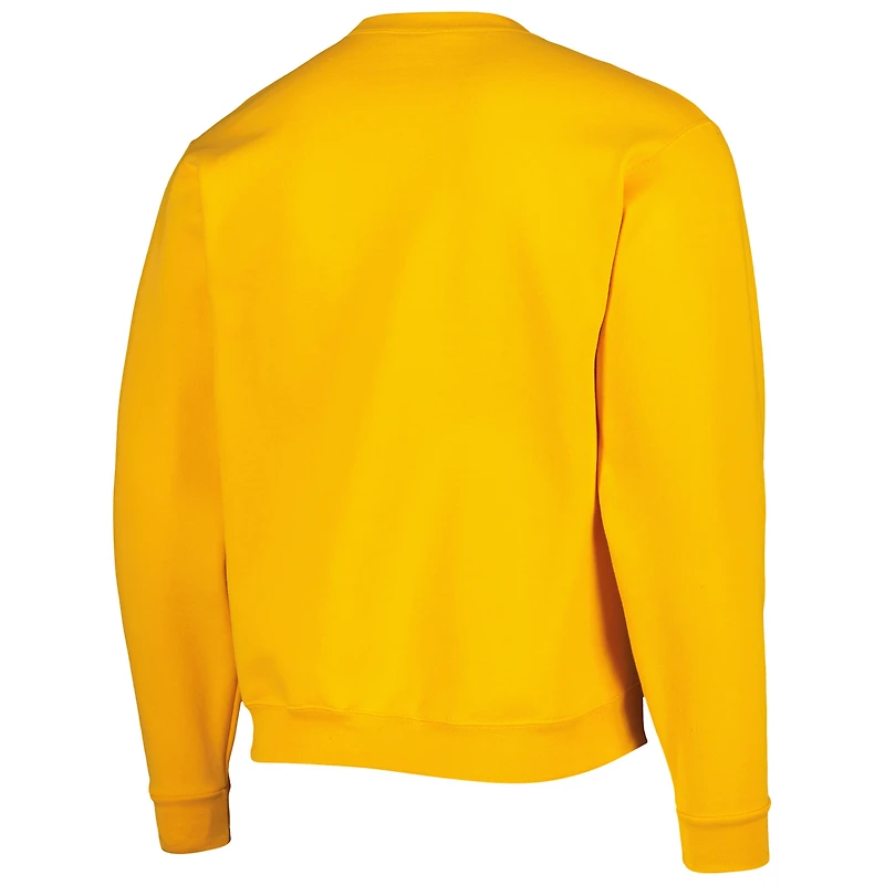 Sweat-shirt Champion Gold West Virginia Mountaineers High Motor pour homme