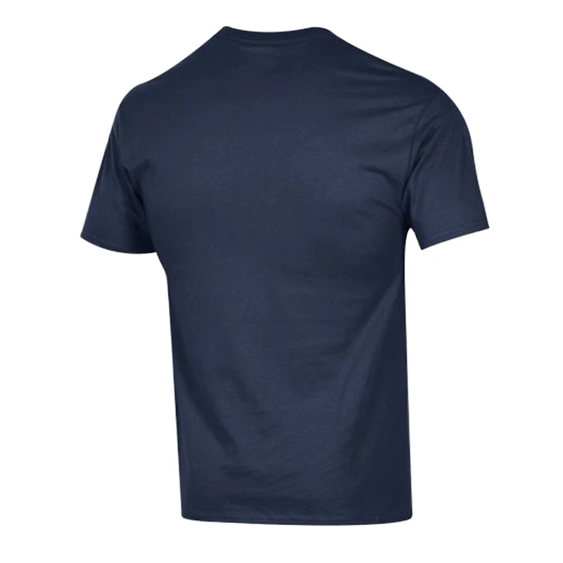 Men's Champion Navy West Virginia Mountaineers Americana 250 Years of Freedom Tonal T-Shirt