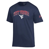 Men's Champion Navy West Virginia Mountaineers Americana 250th Arch T-Shirt