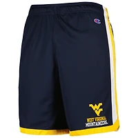 Short de basketball Champion bleu marine des Mountaineers Virginie-Occidentale pour hommes