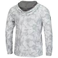 Men's Colosseum Arctic Camo West Virginia Mountaineers OHT Military Appreciation Long Sleeve Hoodie Top