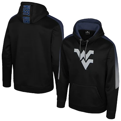 Sweat à capuche noir The Gang des West Virginia Mountaineers pour homme Colosseum