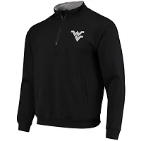 Veste Colosseum Black West Virginia Mountaineers Tortugas Logo Quarter-Zip pour homme