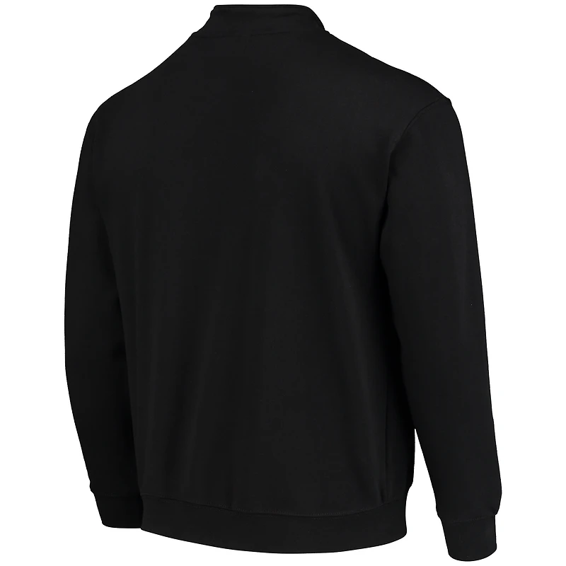 Veste Colosseum Black West Virginia Mountaineers Tortugas Logo Quarter-Zip pour homme