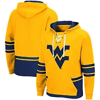 Sweat à capuche Colosseum Gold West Virginia Mountaineers Lace Up 3.0 pour homme