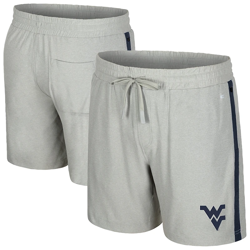 Men's Colosseum Gray West Virginia Mountaineers Mac Shorts