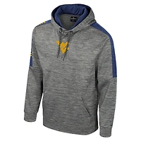 Sweat à capuche pour homme Colosseum Heather Grey West Virginia Mountaineers Dozer